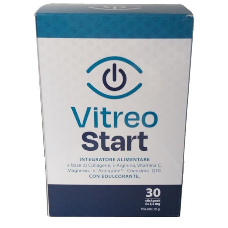 Vitreo Start – Magnesio 6 mg + Colágeno – 30 sobres tipo stick