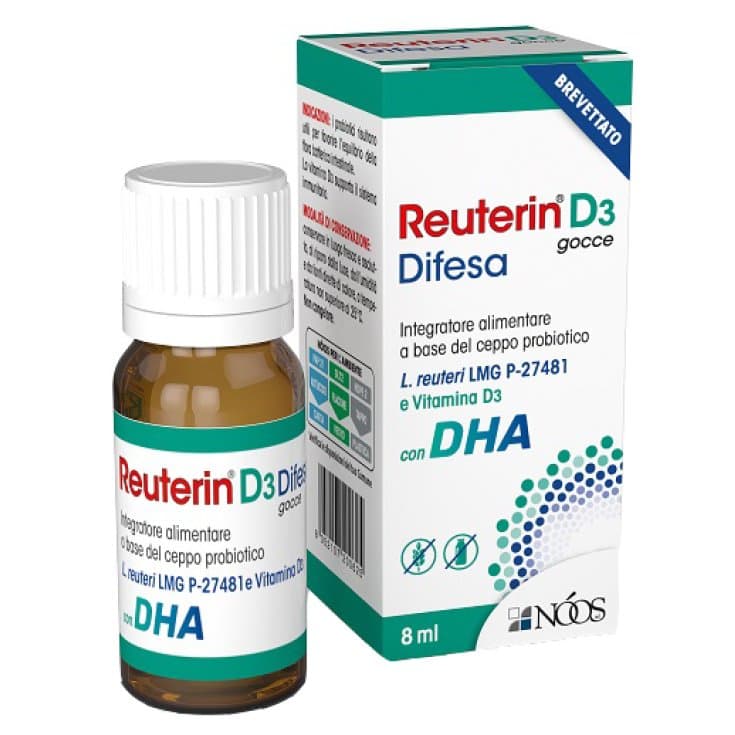 Reuterin D3 Difesa Gotas con DHA – Probiótico para lactantes
