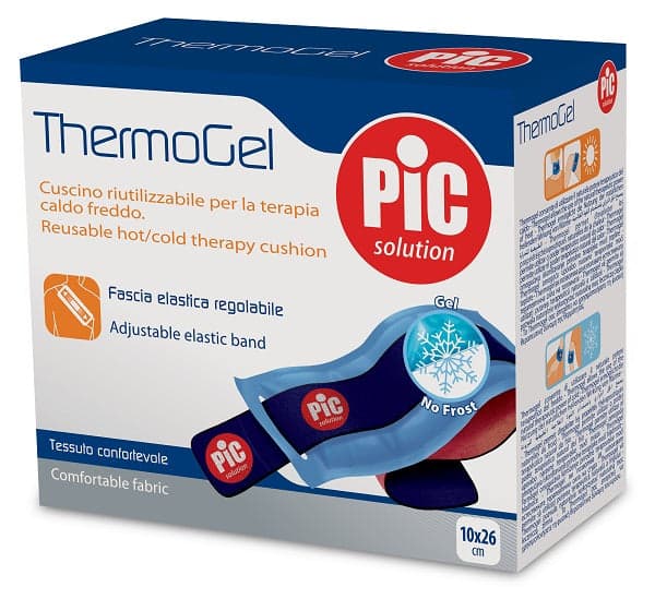 Thermogel Compresa Frío-Calor con banda elástica – 10×26 cm