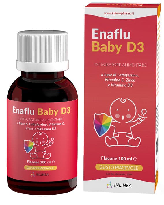 Enaflu Baby D3 Lactoferrina + Vitamina C – 100 ml