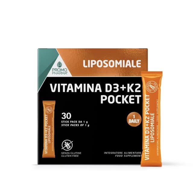 Vitamina D3 + K2 Liposomal Pocket – 30 sobres