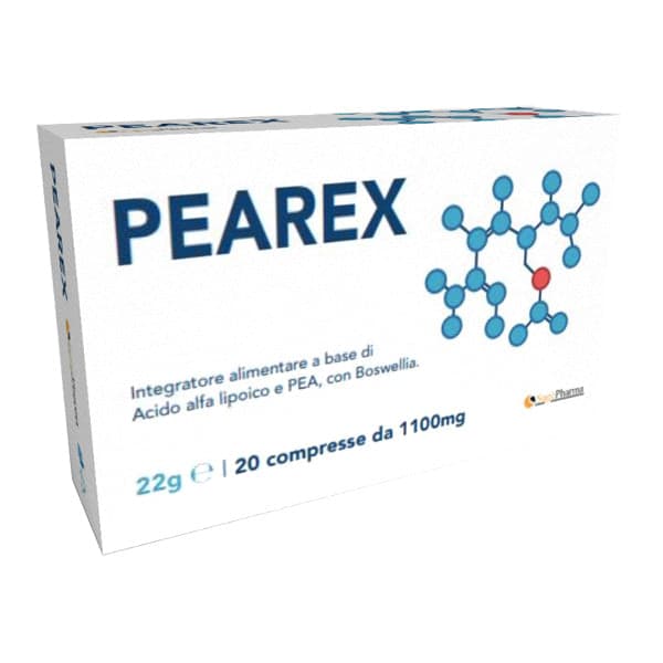 Ácido Alfa-Lipoico 300 mg + Palmitoiletanolamida (PEA) – 20 comprimidos | Pearex