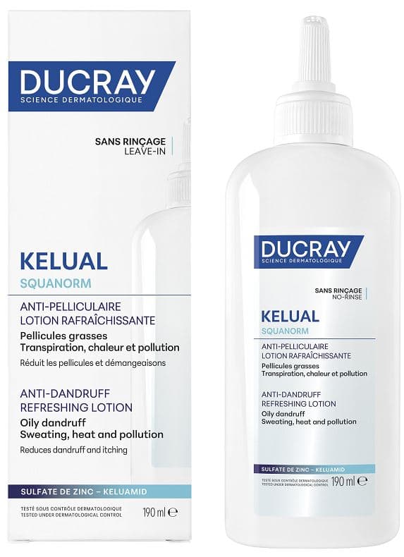 Ducray Kelual Squanorm Loción Anticaspa Refrescante – 190 ml