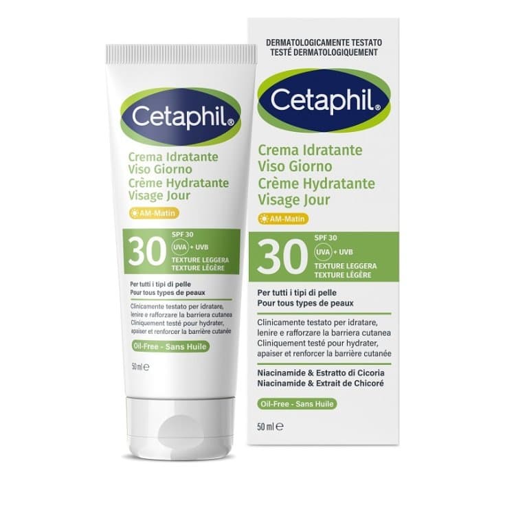 Cetaphil Crema hidratante facial FPS 30 – crema de día para piel sensible