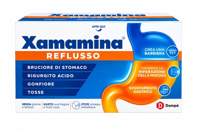 Xamamina Reflusso – 25 sobres de producto sanitario para tomar por vía oral