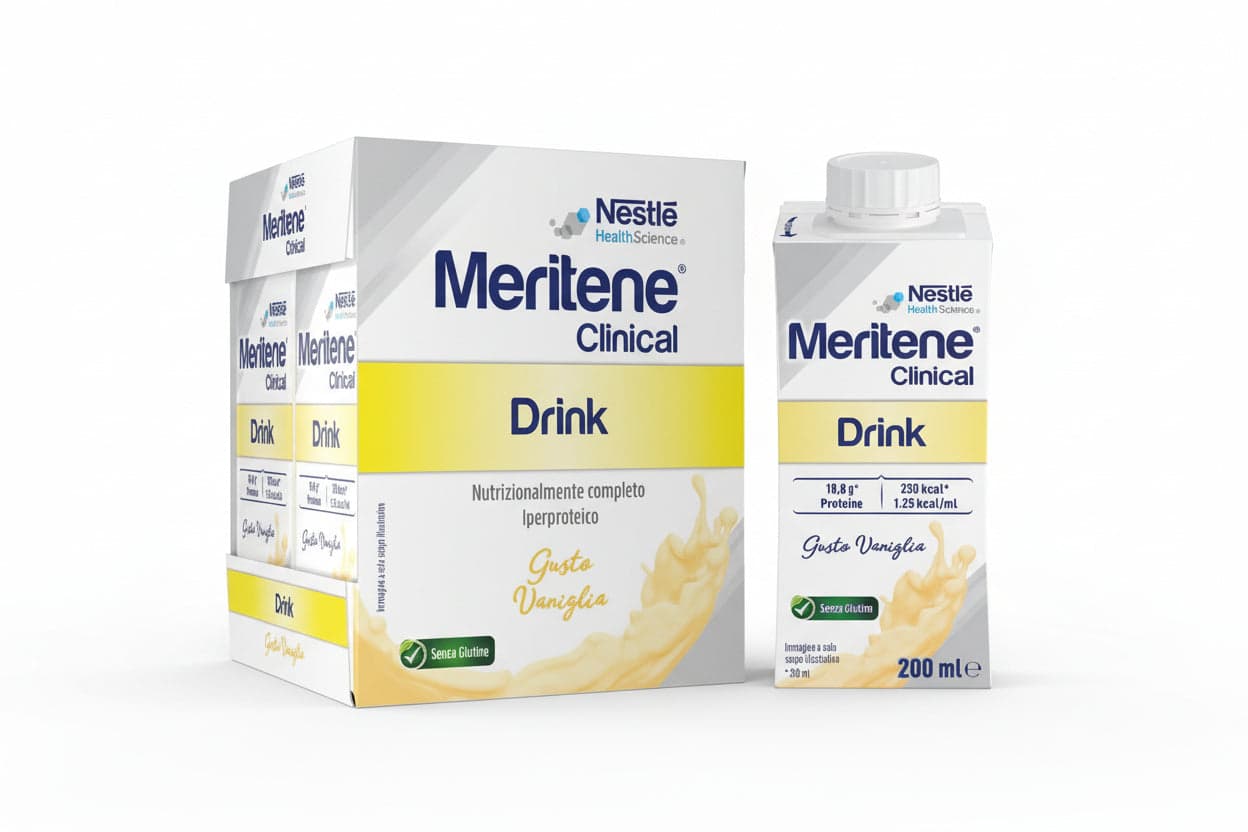 Meritene Clinical Vainilla – 4 x 200 ml, batido nutricional