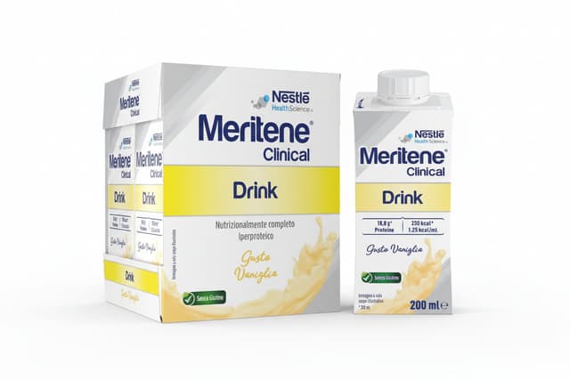 Meritene Clinical Vainilla – 4 x 200 ml, batido nutricional
