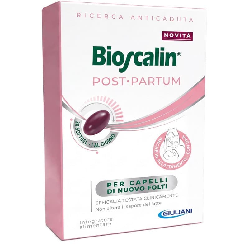 Bioscalin Post Partum – 30 cápsulas blandas para el cabello