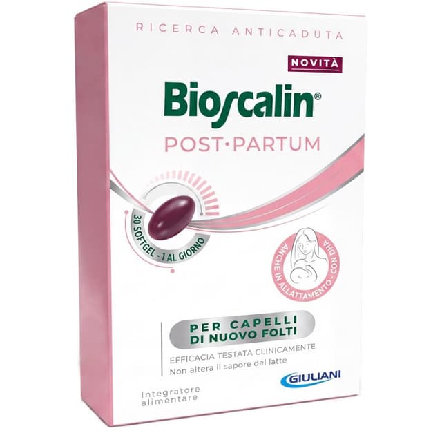 Bioscalin Post Partum – 30 cápsulas blandas para el cabello