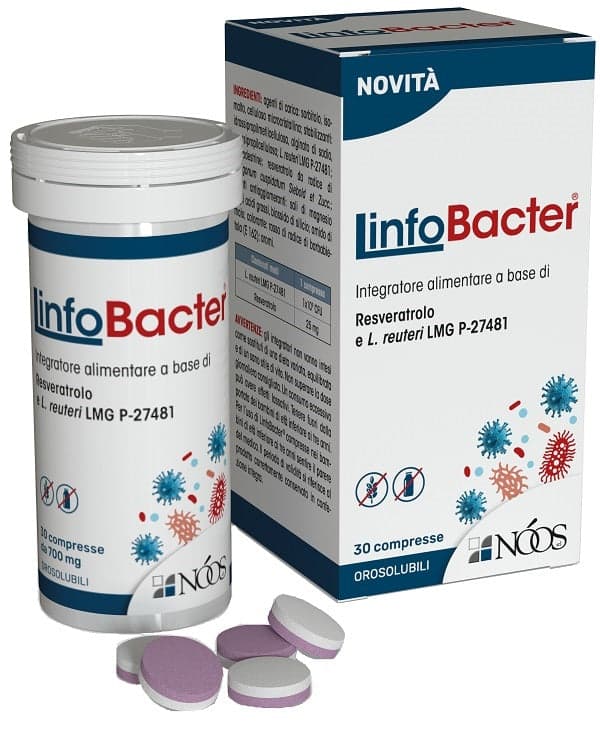 Linfobacter – 30 comprimidos para chupar con bacterias lácticas