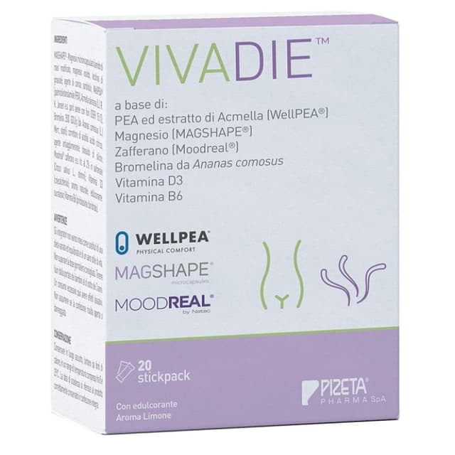 Vivadié Magnesio 1.334 mg + Palmitoiletanolamida (PEA) – 20 sobres