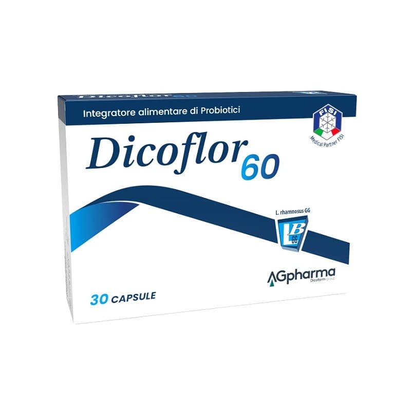 Probióticos con bacterias lácticas – 30 cápsulas | Dicoflor 60