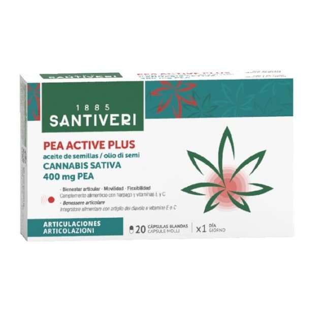 Pea Active Plus – 20 cápsulas con palmitoiletanolamida (PEA)