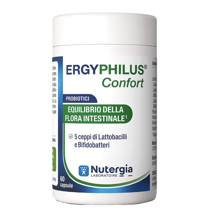 Probióticos con bacterias lácticas – 60 cápsulas | Ergyphilus Confort
