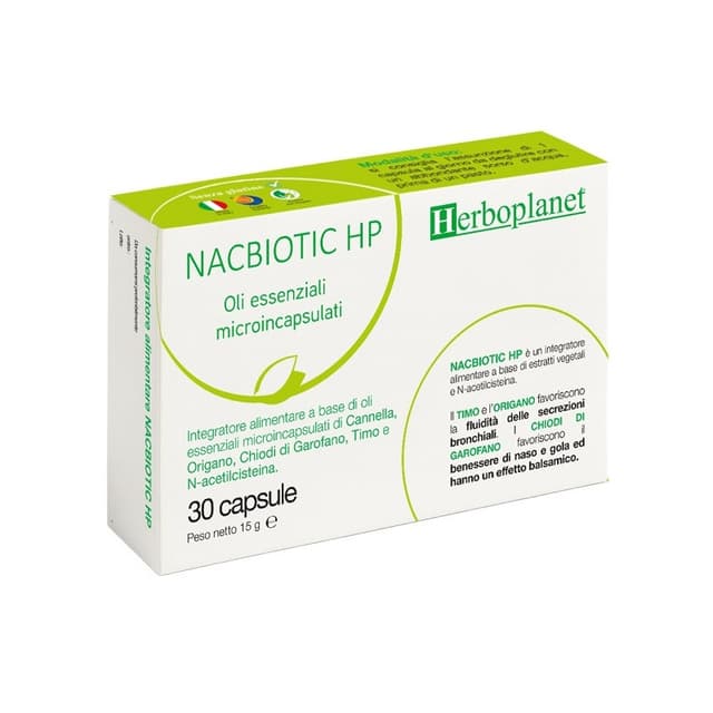 Nacbiotic – 30 cápsulas con N-Acetilcisteína