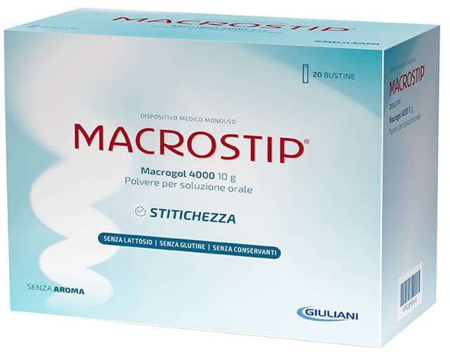 Macrostip – 20 sobres de polvo de macrogol para disolver
