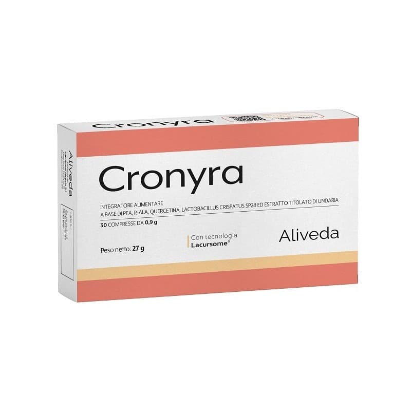 Cronyra Palmitoiletanolamida (PEA) 600 mg + Quercetina – 30 comprimidos