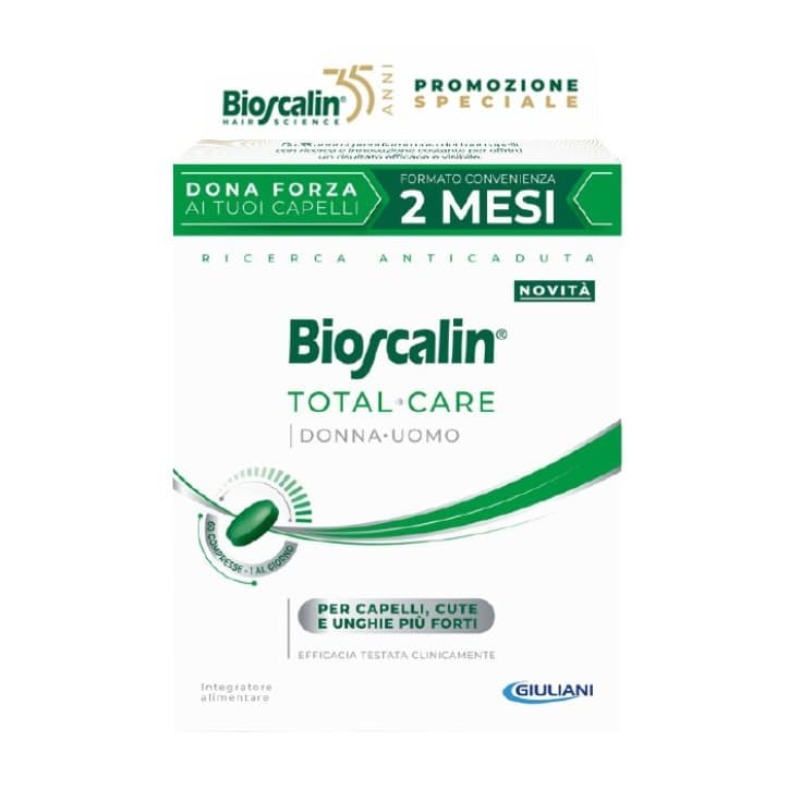 Bioscalin Total Care Biotina + Multivitaminas – 60 comprimidos