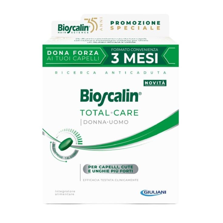 Bioscalin Total Care – 90 comprimidos de complemento alimenticio para el cabello
