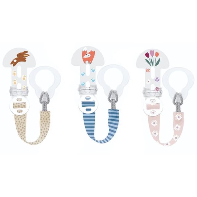 MAM Clip & Cover – cadena para chupete con tapa protectora