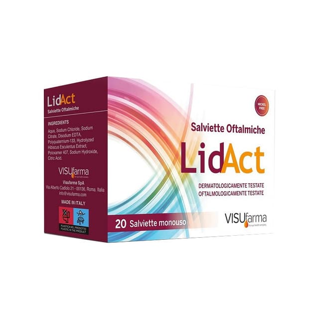 Lidact Toallitas Oculares – 20 unidades