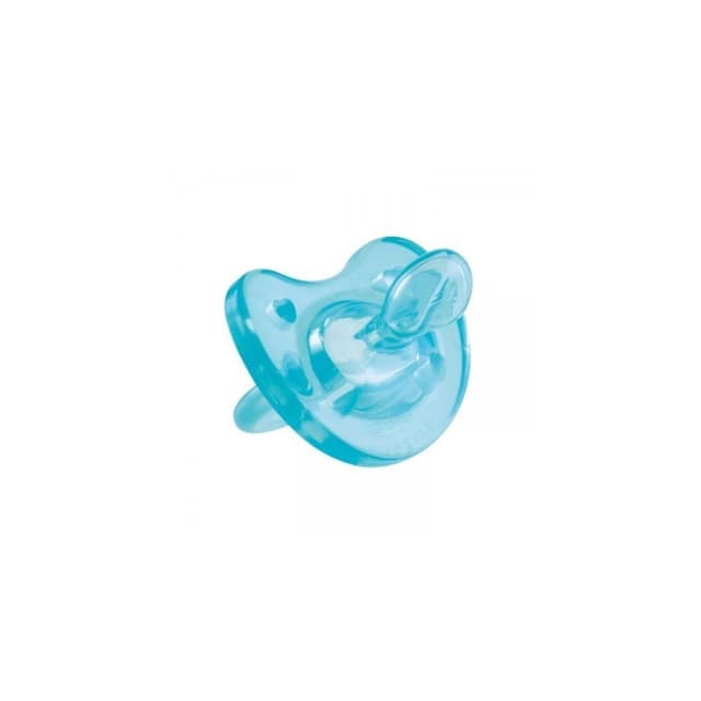 Chicco Chupete de Silicona Ortodóncico 12M+ Azul – 73015.21