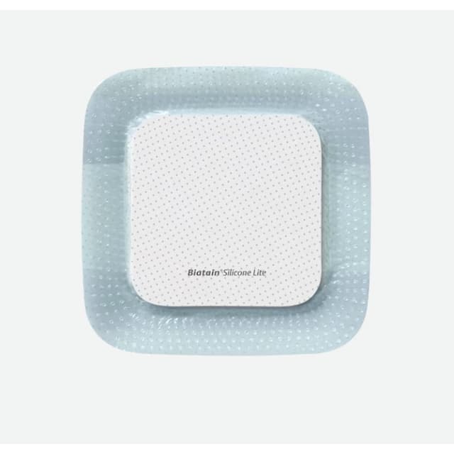 Biatain Silicone Lite – 5 x 5 cm, 5 unidades