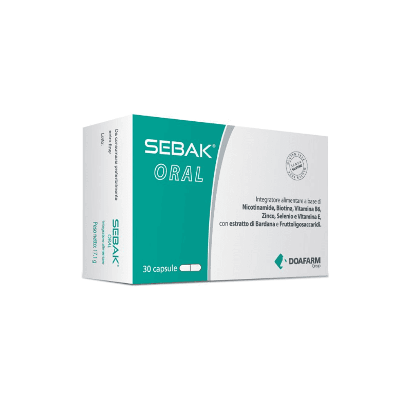 Complejo de vitamina B + zinc – 30 cápsulas | Sebak Oral