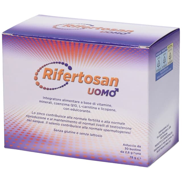 L-Carnitina + Multivitaminas – 30 sobres para hombre | Rifertosan Uomo