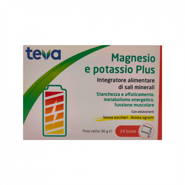 Magnesio Potassio Teva – 24 sobres