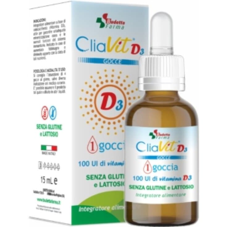 Cliavit D3 Vitamina D3 400 UI – Complemento alimenticio en gotas