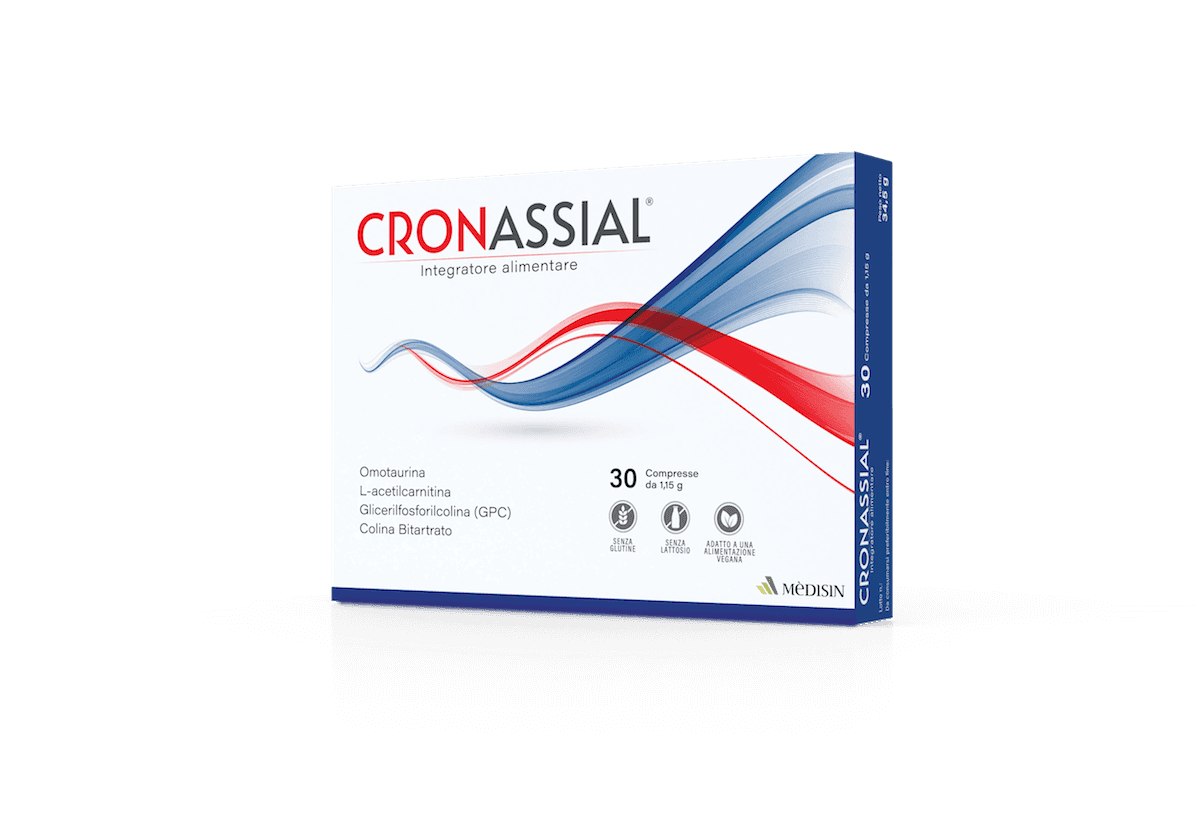 CRONASSIAL – Colina + Acetil-L-Carnitina – 30 comprimidos