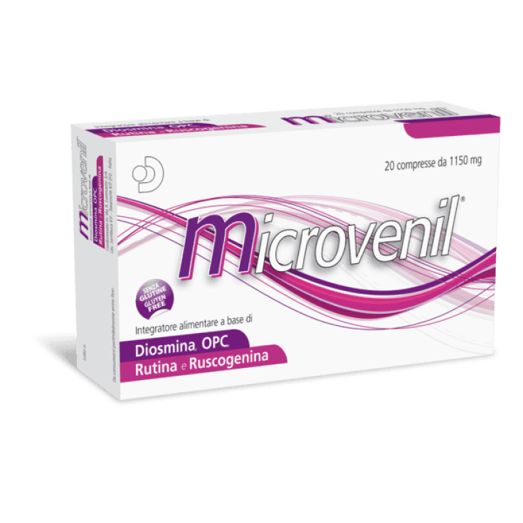 Diosmina + Rusco (Ruscus) – 20 comprimidos, 1150 mg | Microvenil