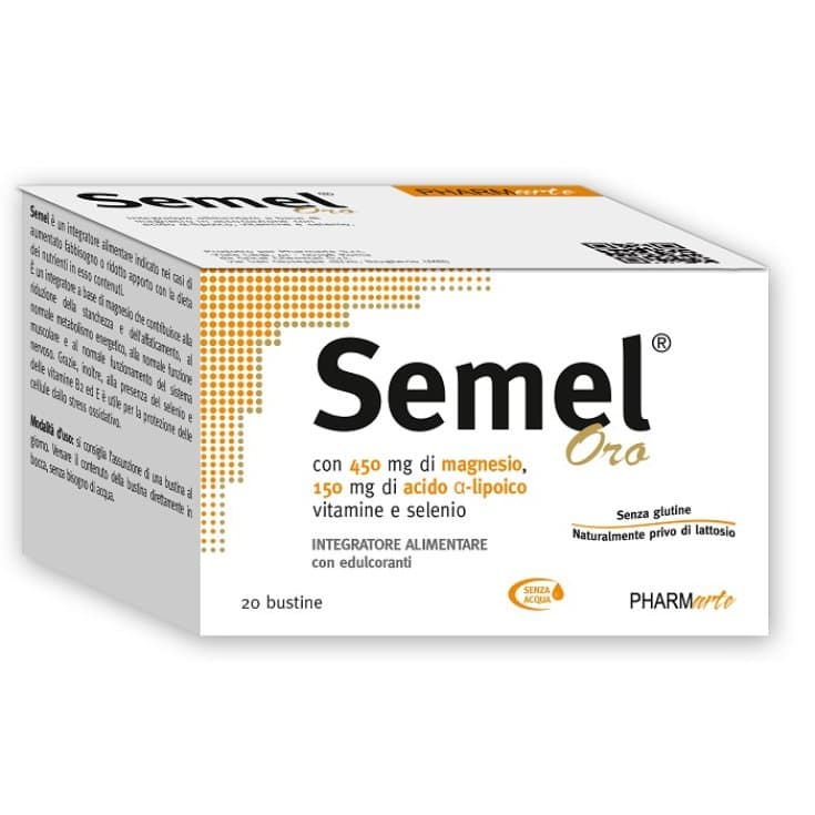 Magnesio 450 mg + Ácido alfa-lipoico – 20 sobres | Semel Orosolubile