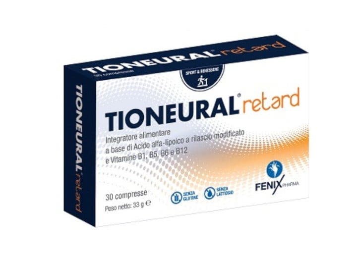 Ácido Alfa-Lipoico + Acetil-L-Carnitina + Vit. B – 30 comprimidos | Tioneural Retard