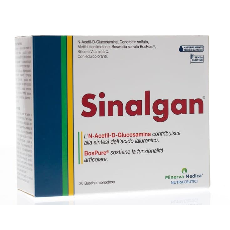 Glucosamina 500 mg + Condroitina – 20 sobres | Sinalgan