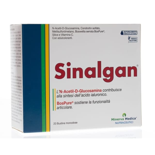 Glucosamina 500 mg + Condroitina – 20 sobres | Sinalgan