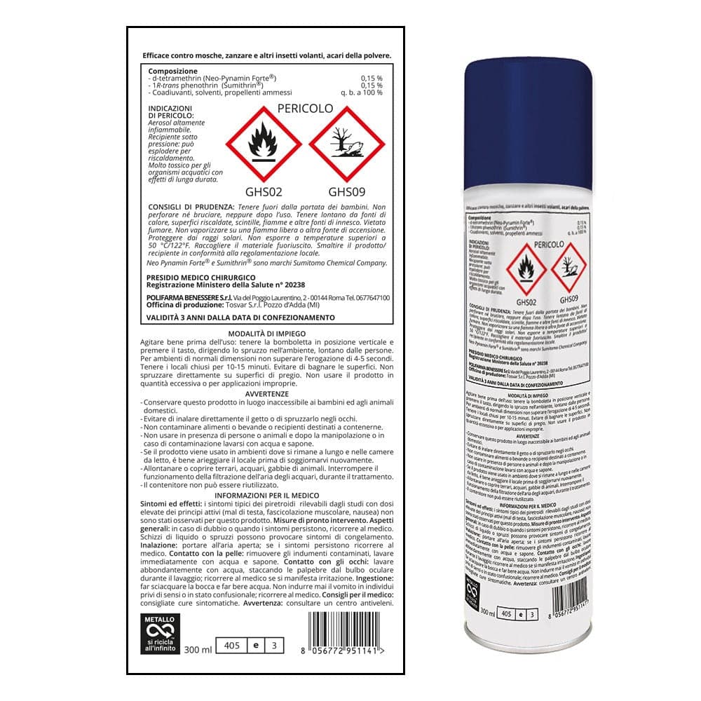 Ottocid Plus – 300 ml Spray antiácaros