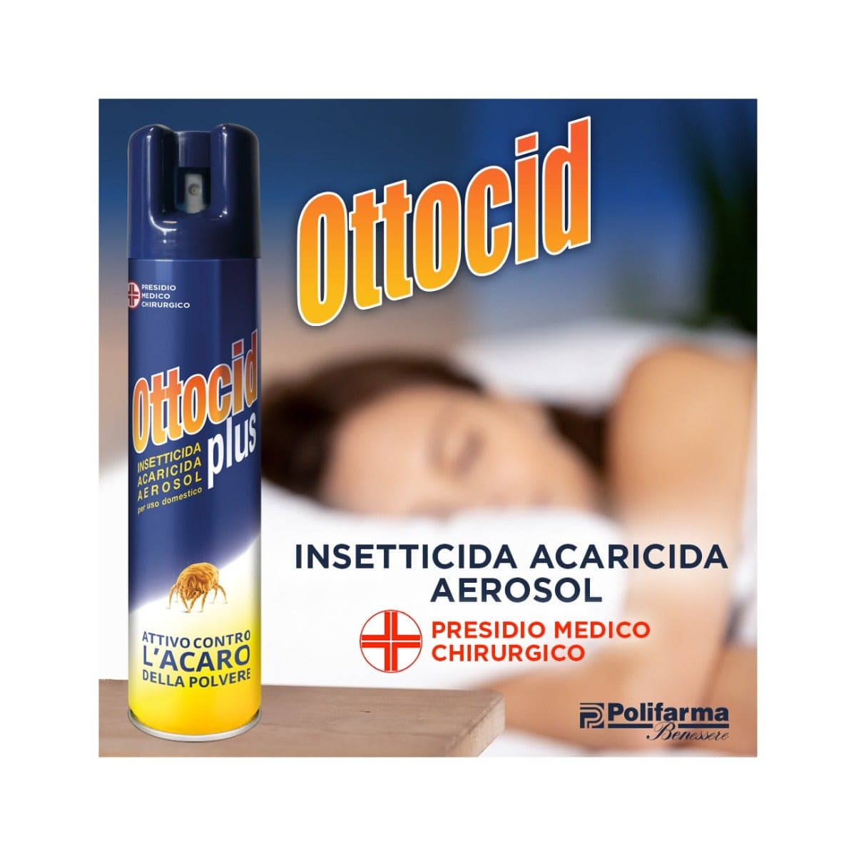 Ottocid Plus – 300 ml Spray antiácaros