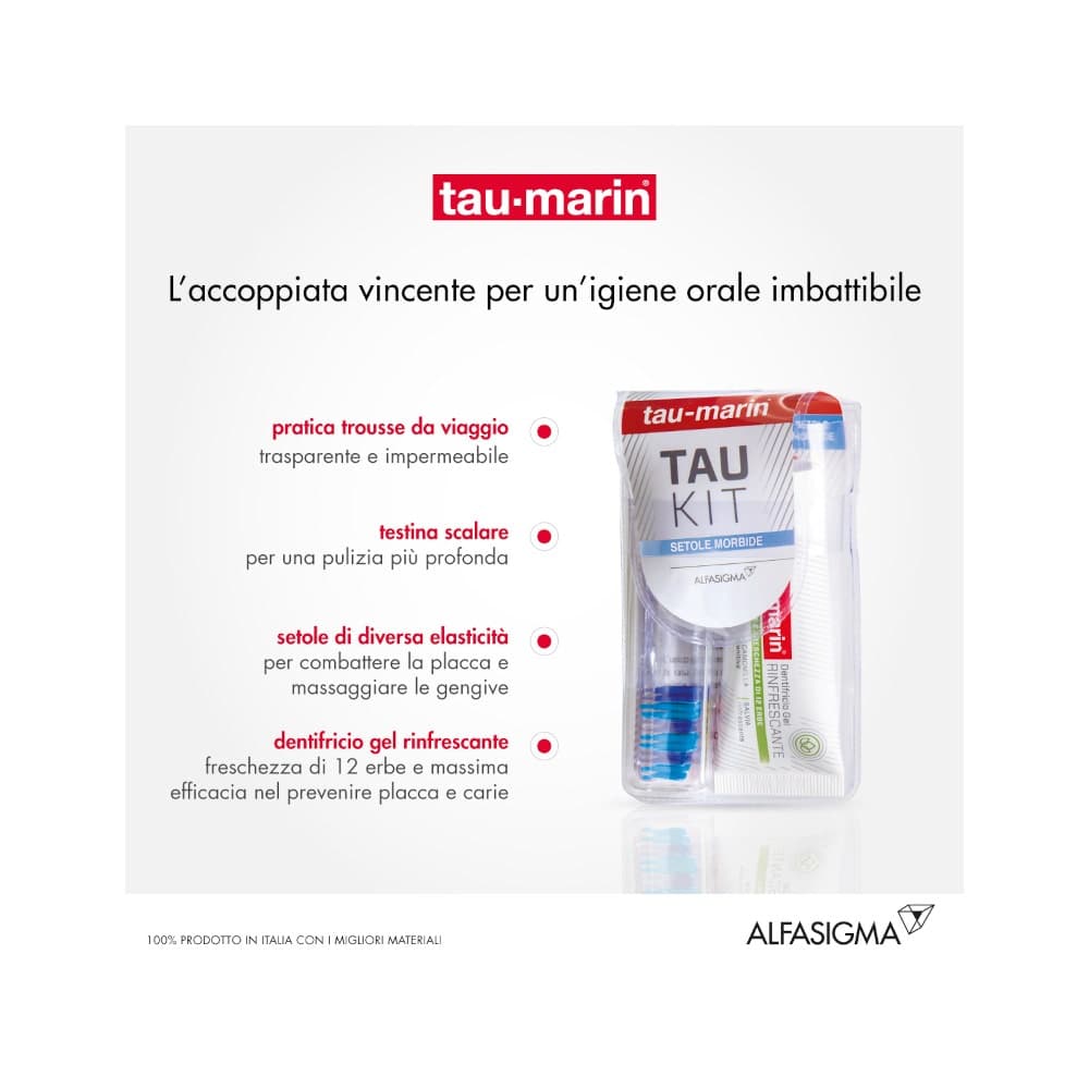 Taumarin Set de Viaje suave – Cepillo de Dientes