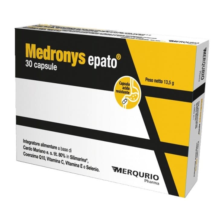 Cardo mariano 350 mg + Vitamina C – 60 cápsulas | Medronys Epato