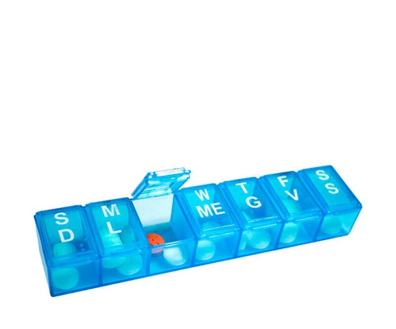 Meds Pastillero Semanal – caja con 7 compartimentos