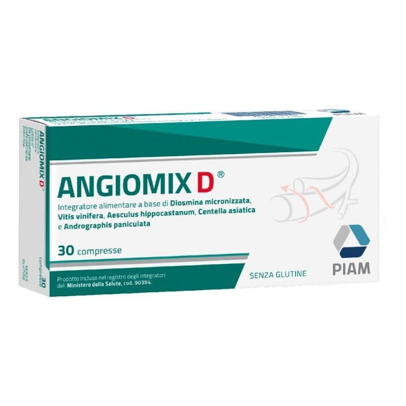 Diosmina + Hoja de Vid Roja – 30 comprimidos | Angiomix D