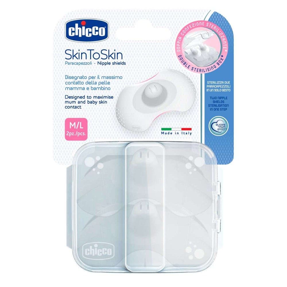 Chicco Paracapezzoli Silicona – Protectores de pezón Large