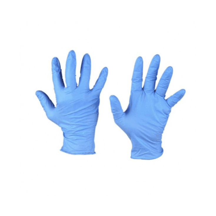 Gammadis Guantes de Látex con Puño Enrollado Talla M – 100 unidades