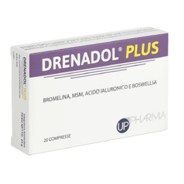 Bromelina 300 mg + Boswellia (incienso) – 20 comprimidos | Drenadol Plus