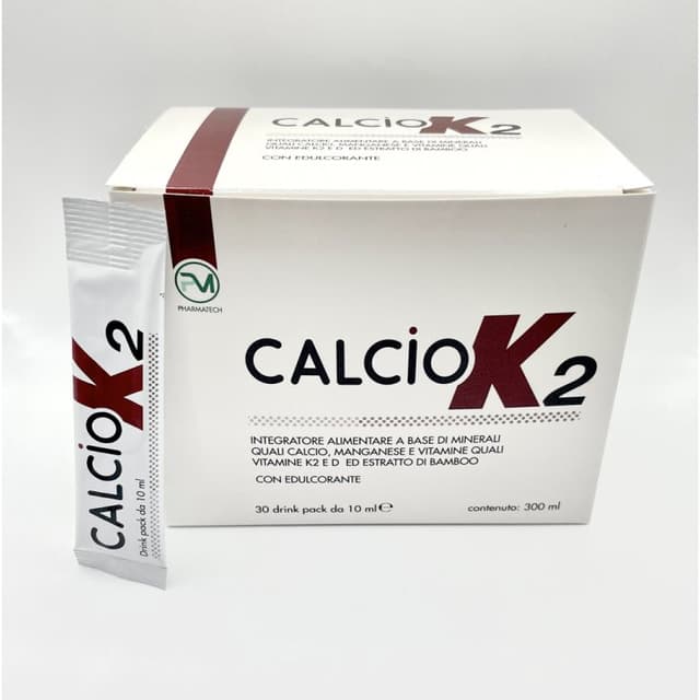 Calcio 507 mg + Vitamina D3 – 30 sobres stick | CalcioK2