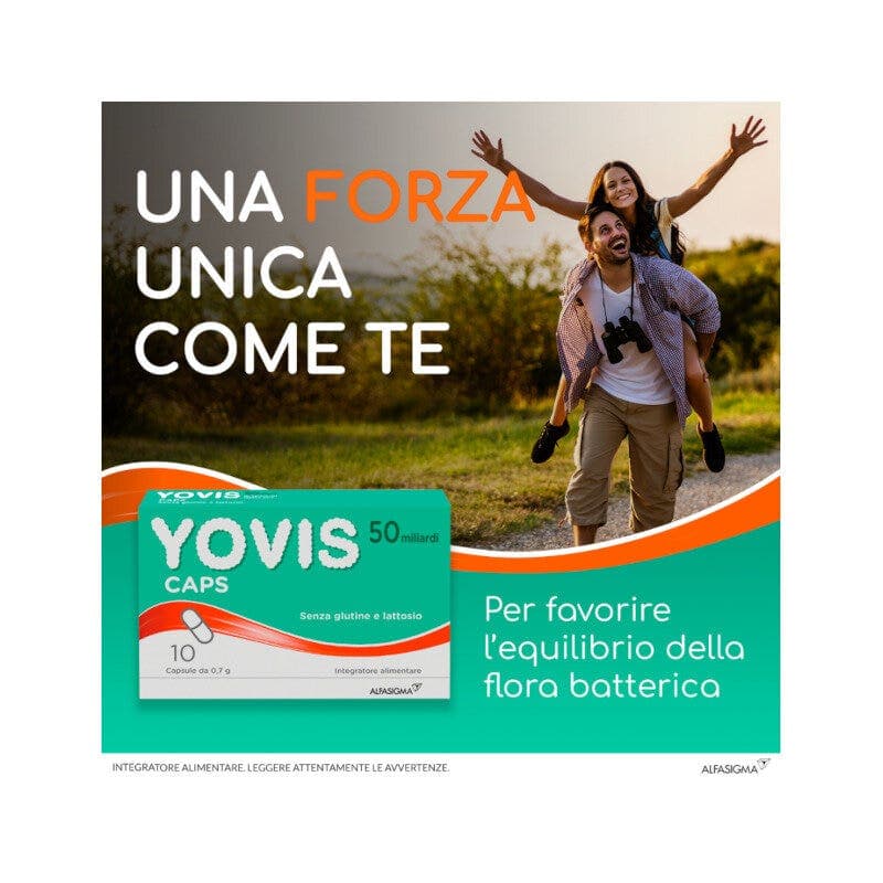 Probióticos con bacterias del ácido láctico – 10 cápsulas | YOVIS Cápsulas