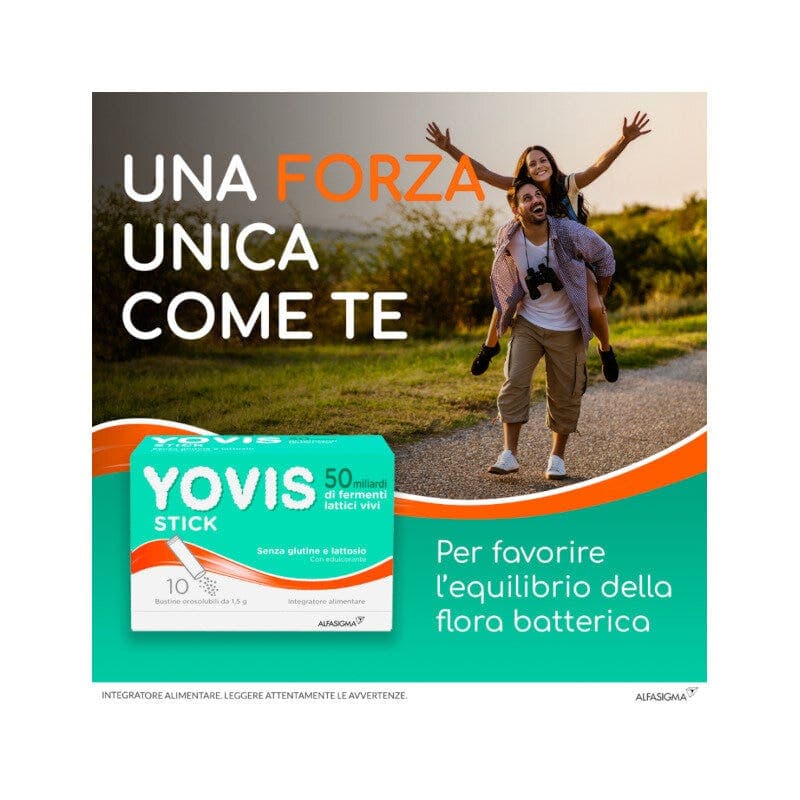 Probióticos con bacterias del ácido láctico – 10 sobres | YOVIS Stick