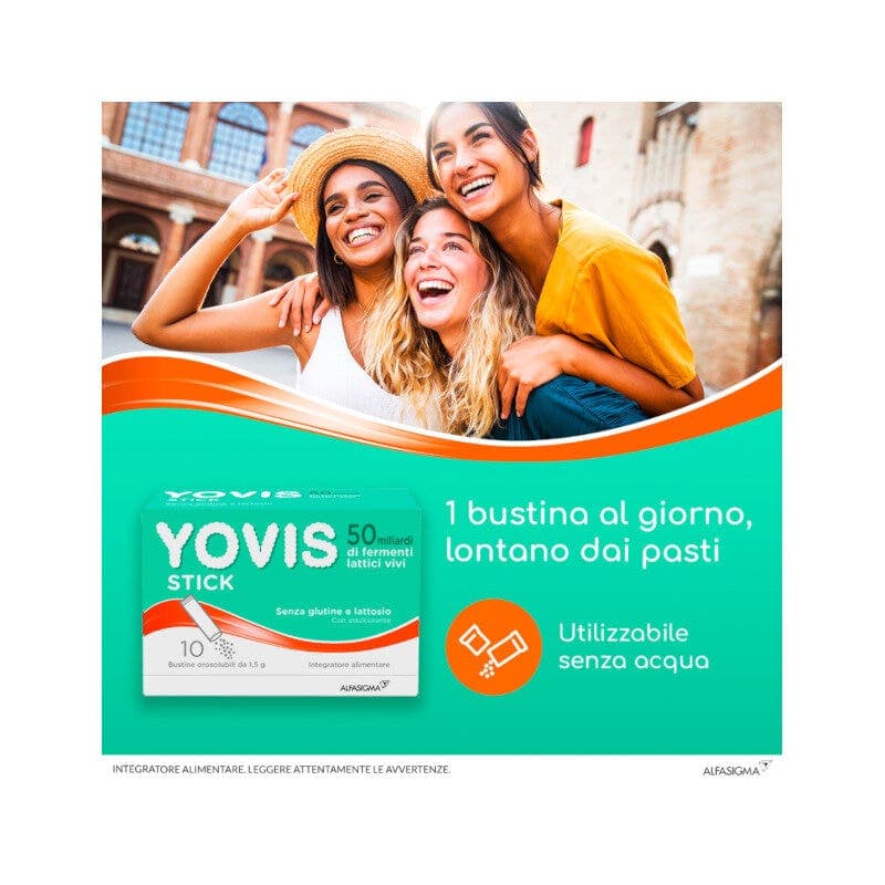 Probióticos con bacterias del ácido láctico – 10 sobres | YOVIS Stick
